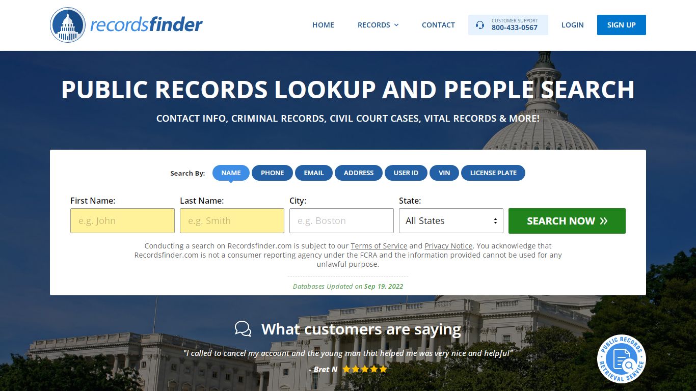 People Search in United Kingdom - RecordsFinder